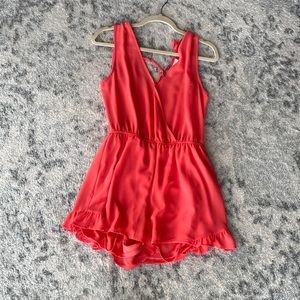 ASTR coral romper